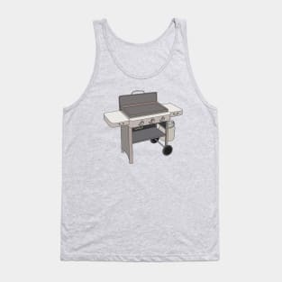 Outdoor Gas Grill Smoker Garden BBQ Tank Top